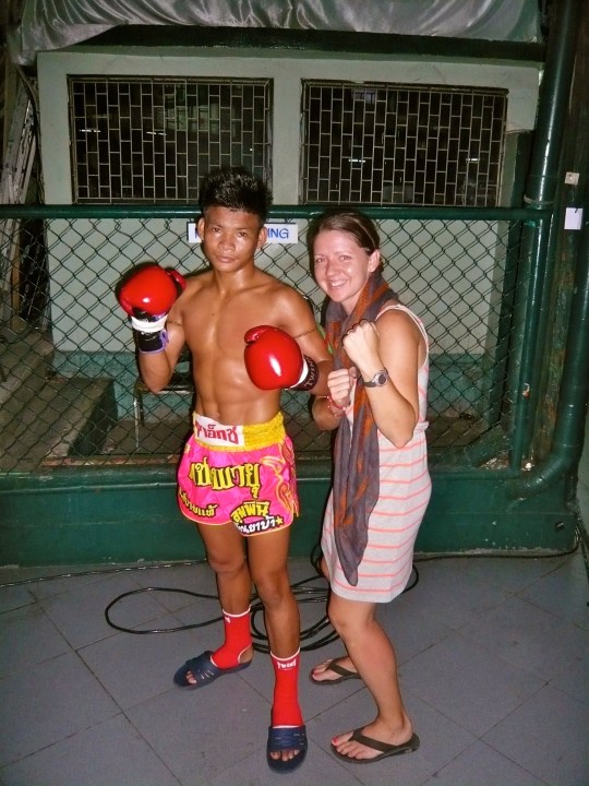 Thai Boxer and Katie