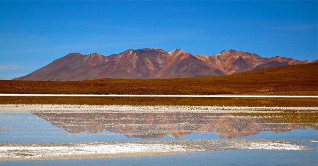 Desert and Lagoon Landscape