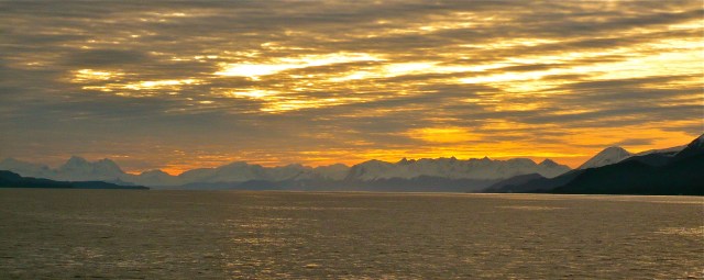 Sunset on Catamaran ride