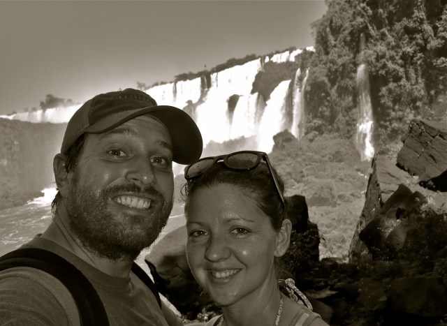 First view of the falls