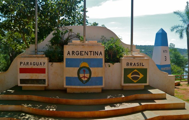 The corner of 3 countries