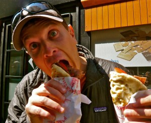 Double fisting Kebabs