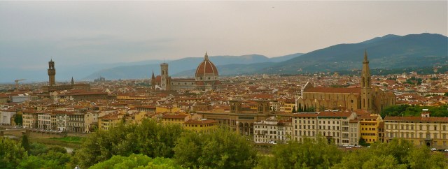 Panoramic view of Florence